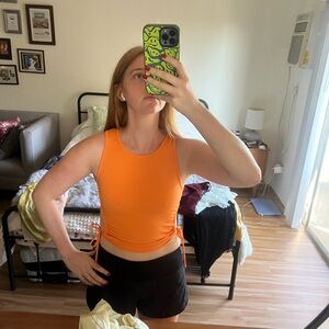 Orange Sleeveless Women's Top